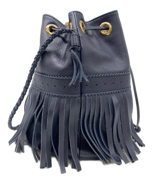 J&M DAVIDSON（ジェイ＆エム デヴィッドソン）J&M DAVIDSON (ジェイ＆エム デヴィッドソン) セミショルダーバッグ ネイビーの古着・服飾アイテム