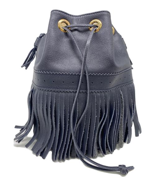 J&M DAVIDSON（ジェイ＆エム デヴィッドソン）J&M DAVIDSON (ジェイ＆エム デヴィッドソン) セミショルダーバッグ ネイビーの古着・服飾アイテム