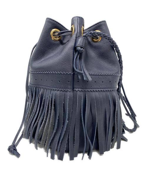 J&M DAVIDSON（ジェイ＆エム デヴィッドソン）J&M DAVIDSON (ジェイ＆エム デヴィッドソン) セミショルダーバッグ ネイビーの古着・服飾アイテム