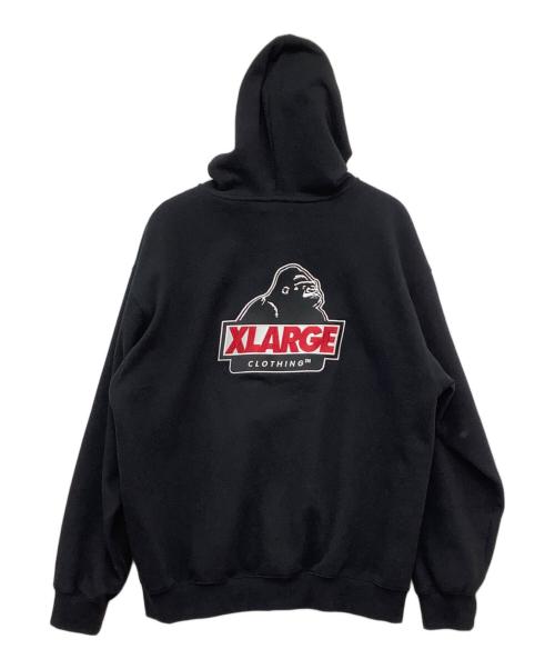 X-LARGE（エクストララージ）X-LARGE (エクストララージ) SLANTED OG ZIP HOODED SWEATSHIRT ブラック サイズ:XLの古着・服飾アイテム
