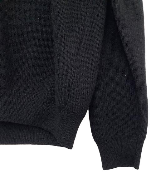 MONCLER（モンクレール）MONCLER (モンクレール) ニットハーフジップスウェット ブラック サイズ:Ｍの古着・服飾アイテム