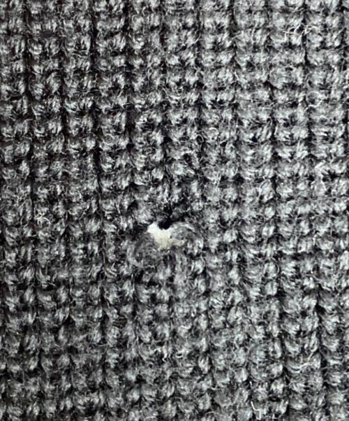 MONCLER（モンクレール）MONCLER (モンクレール) ニットハーフジップスウェット ブラック サイズ:Ｍの古着・服飾アイテム