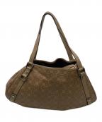 GUCCIグッチ）の古着「トートバッグ」｜ベージュ×ブラウン