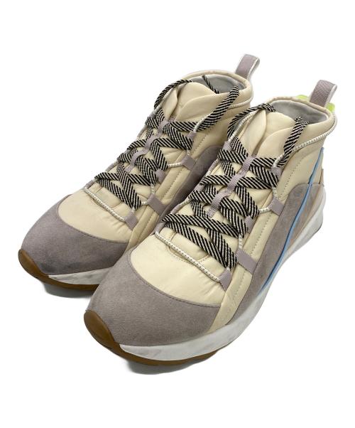 LANVIN（ランバン）LANVIN (ライバン) ハイカットスニーカー ベージュ サイズ:25cmの古着・服飾アイテム
