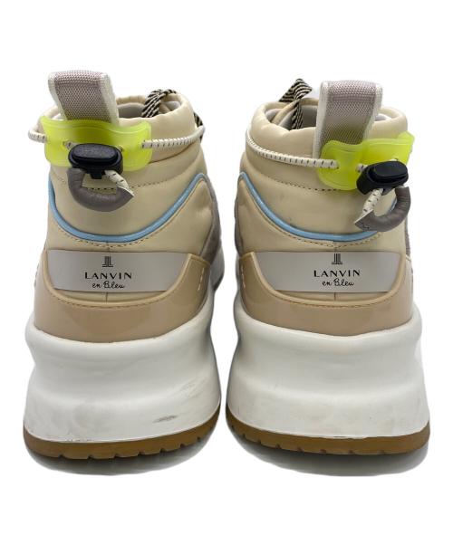 LANVIN（ランバン）LANVIN (ライバン) ハイカットスニーカー ベージュ サイズ:25cmの古着・服飾アイテム
