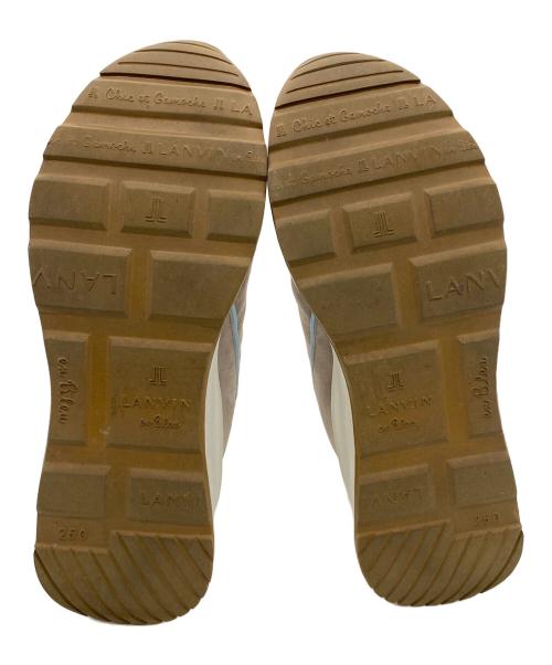 LANVIN（ランバン）LANVIN (ライバン) ハイカットスニーカー ベージュ サイズ:25cmの古着・服飾アイテム