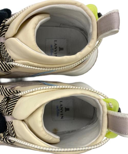 LANVIN（ランバン）LANVIN (ライバン) ハイカットスニーカー ベージュ サイズ:25cmの古着・服飾アイテム