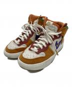 NIKEナイキ）の古着「ハイカットスニーカー」｜オレンジ