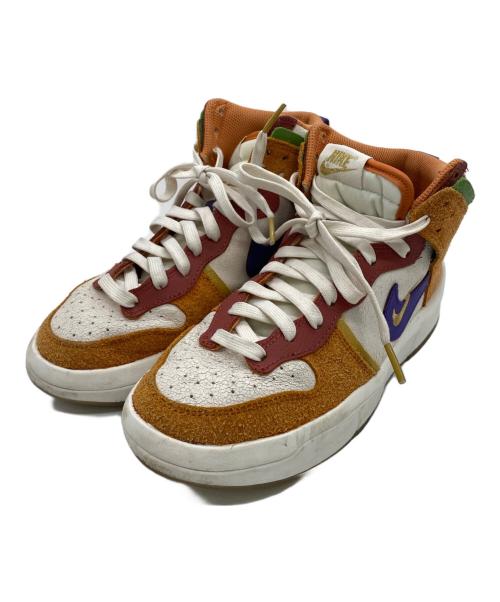 NIKE（ナイキ）NIKE (ナイキ) ハイカットスニーカー オレンジ サイズ:24.5cmの古着・服飾アイテム