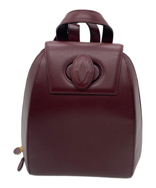 Cartier（カルティエ）Cartier (カルティエ) リュック ボルドー サイズ:表記無しの古着・服飾アイテム