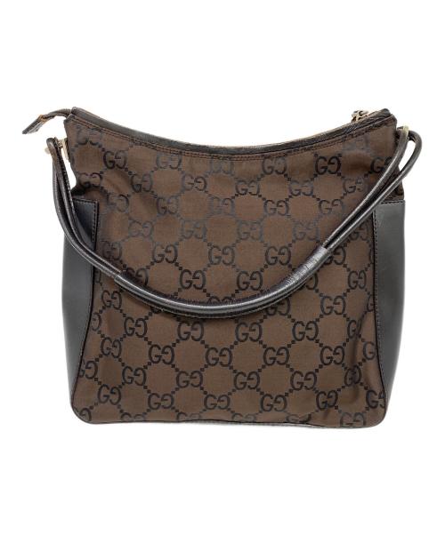 GUCCI（グッチ）GUCCI (グッチ) ワンショルダーバッグ ブラウンの古着・服飾アイテム
