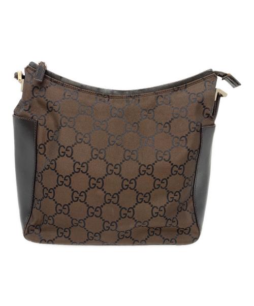 GUCCI（グッチ）GUCCI (グッチ) ワンショルダーバッグ ブラウンの古着・服飾アイテム