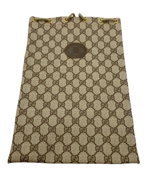 GUCCI（グッチ）GUCCI (グッチ) GG巾着ポーチの古着・服飾アイテム