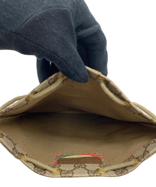 GUCCI（グッチ）GUCCI (グッチ) GG巾着ポーチの古着・服飾アイテム