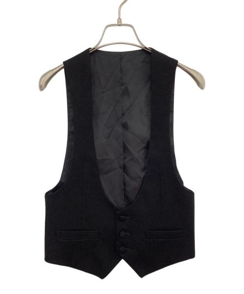 JOHN LAWRENCE SULLIVAN（ジョン ローレンス サリバン）JOHN LAWRENCE SULLIVAN (ジョン ローレンス サリバン) ベスト ブラック サイズ:one sizeの古着・服飾アイテム