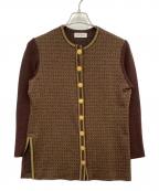 Yves Saint Laurentイヴサンローラン）の古着「【古着】カーディガン」｜ブラウン
