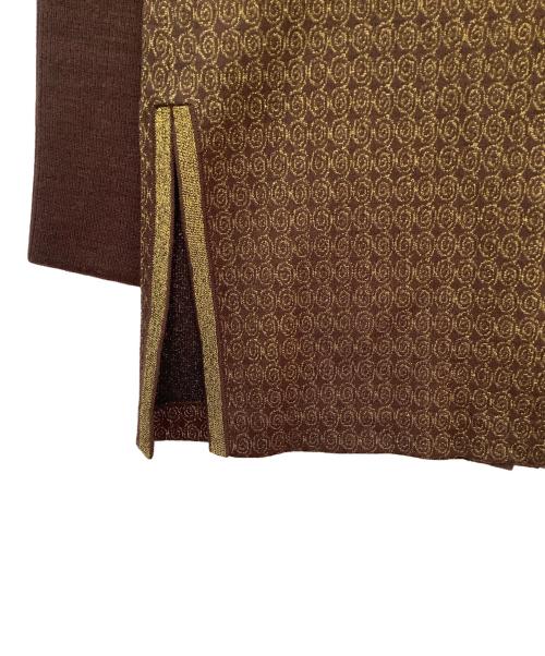 Yves Saint Laurent（イヴサンローラン）Yves Saint Laurent (イヴサンローラン) 【古着】カーディガン ブラウン サイズ:Mの古着・服飾アイテム