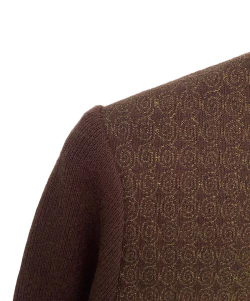 Yves Saint Laurent（イヴサンローラン）Yves Saint Laurent (イヴサンローラン) 【古着】カーディガン ブラウン サイズ:Mの古着・服飾アイテム