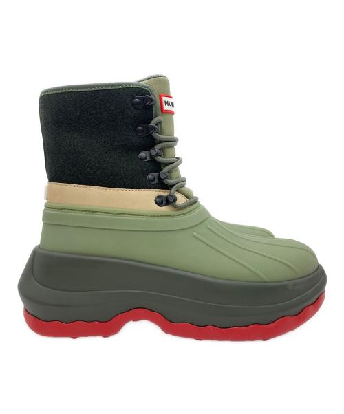 KENZO（ケンゾー）KENZO (ケンゾー) HUNTER (ハンター) ロゴパッチブーツ サイズ:27cmの古着・服飾アイテム