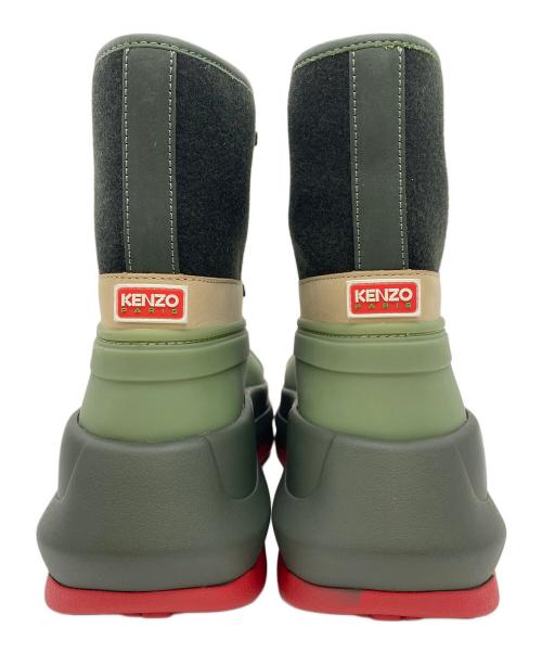 KENZO（ケンゾー）KENZO (ケンゾー) HUNTER (ハンター) ロゴパッチブーツ サイズ:27cmの古着・服飾アイテム
