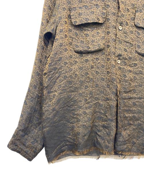 Needles（ニードルズ）Needles (ニードルズ) Cut Off Bottom Classic Shirt ブラック×ゴールド サイズ:Lの古着・服飾アイテム