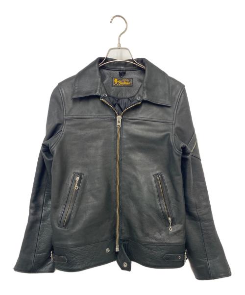 BLACK REBEL BLACK LABEL（ブラックレベル）BLACK REBEL BLACK LABEL (ブラックレベル) レザージャケット ブラック サイズ:Sの古着・服飾アイテム