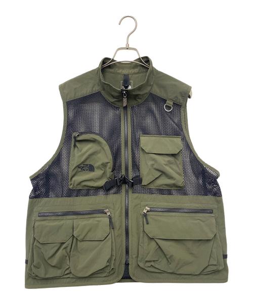 THE NORTH FACE（ザ ノース フェイス）THE NORTH FACE (ザ ノース フェイス) ユーティリティメッシュベスト オリーブ サイズ:Lの古着・服飾アイテム