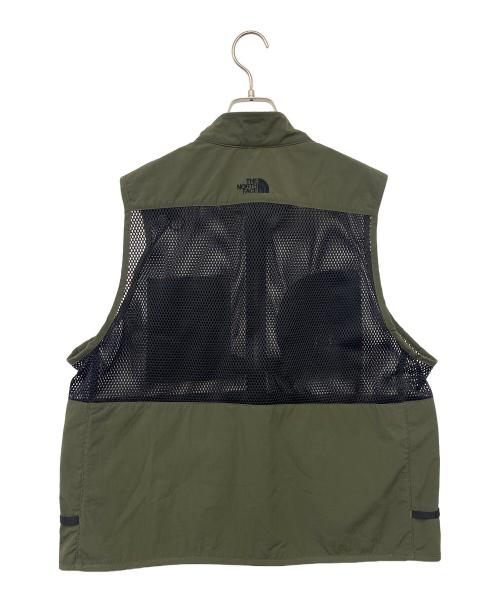THE NORTH FACE（ザ ノース フェイス）THE NORTH FACE (ザ ノース フェイス) ユーティリティメッシュベスト オリーブ サイズ:Lの古着・服飾アイテム