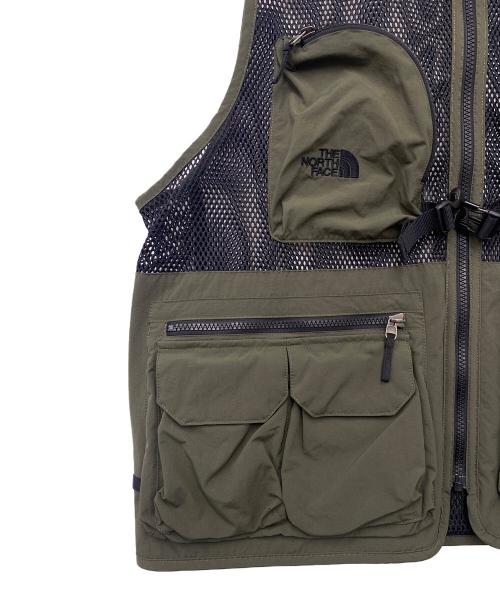 THE NORTH FACE（ザ ノース フェイス）THE NORTH FACE (ザ ノース フェイス) ユーティリティメッシュベスト オリーブ サイズ:Lの古着・服飾アイテム