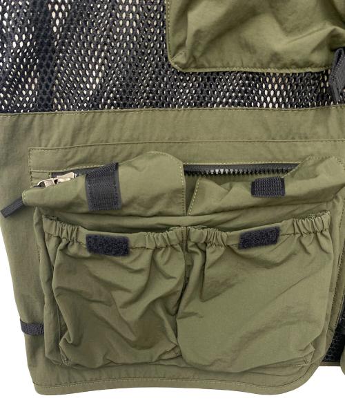 THE NORTH FACE（ザ ノース フェイス）THE NORTH FACE (ザ ノース フェイス) ユーティリティメッシュベスト オリーブ サイズ:Lの古着・服飾アイテム