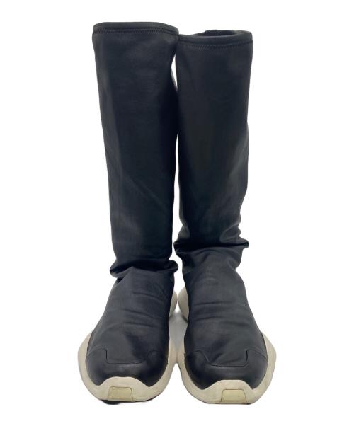 adidas（アディダス）adidas (アディダス) RICK OWENS (リックオウエンス) RO RUNNER STRETCH BOOT ブラック サイズ:27.5cmの古着・服飾アイテム