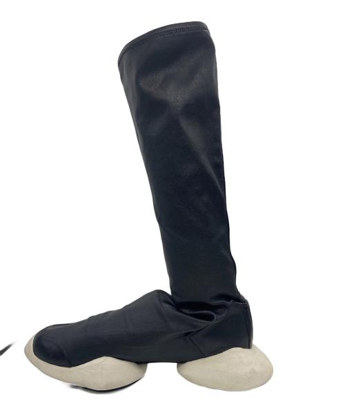 adidas（アディダス）adidas (アディダス) RICK OWENS (リックオウエンス) RO RUNNER STRETCH BOOT ブラック サイズ:27.5cmの古着・服飾アイテム