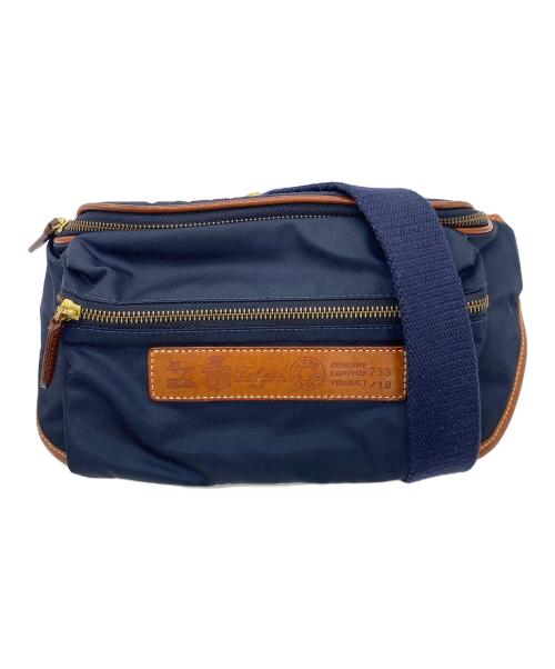 Felisi（フェリージ）Felisi (フェリージ) ウエストバッグ ブラウン×ネイビーの古着・服飾アイテム