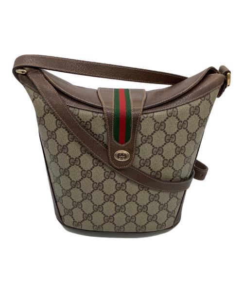 GUCCI（グッチ）GUCCI (グッチ) ショルダーバッグ ブラウンの古着・服飾アイテム