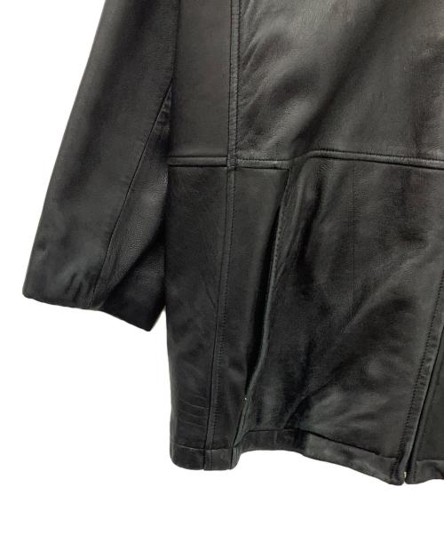 ANDREW MARC（アンデュリューマーク）ANDREW MARC (アンデュリューマーク) レザージャケット ブラック サイズ:Lの古着・服飾アイテム