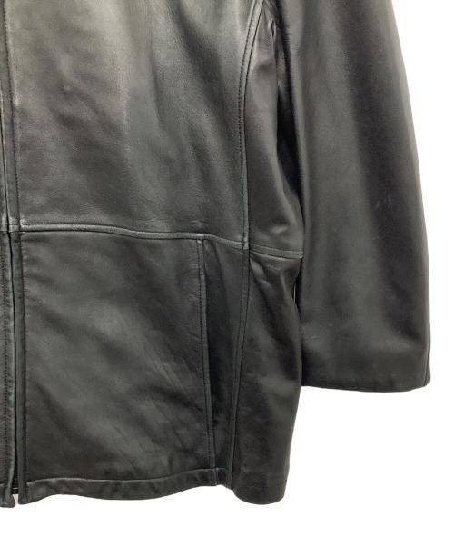 ANDREW MARC（アンデュリューマーク）ANDREW MARC (アンデュリューマーク) レザージャケット ブラック サイズ:Lの古着・服飾アイテム