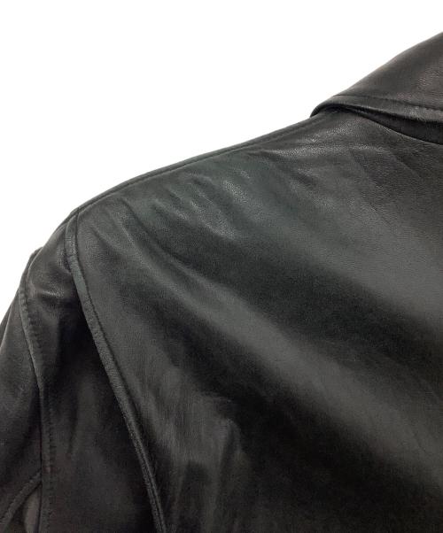 ANDREW MARC（アンデュリューマーク）ANDREW MARC (アンデュリューマーク) レザージャケット ブラック サイズ:Lの古着・服飾アイテム