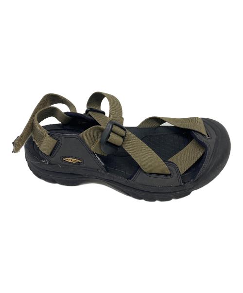 KEEN（キーン）KEEN (キーン) スポーツサンダル ブラック×カーキ サイズ:26㎝の古着・服飾アイテム