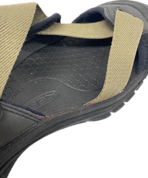 KEEN（キーン）KEEN (キーン) スポーツサンダル ブラック×カーキ サイズ:26㎝の古着・服飾アイテム