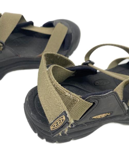 KEEN（キーン）KEEN (キーン) スポーツサンダル ブラック×カーキ サイズ:26㎝の古着・服飾アイテム