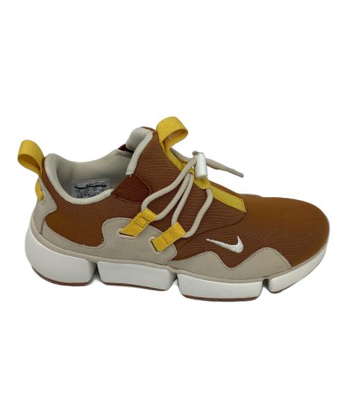 NIKE（ナイキ）NIKE (ナイキ) スニーカー ブラウン×イエロー サイズ:26の古着・服飾アイテム