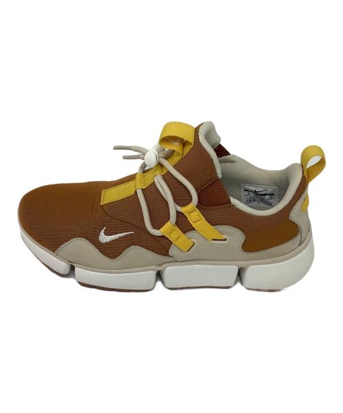 NIKE（ナイキ）NIKE (ナイキ) スニーカー ブラウン×イエロー サイズ:26の古着・服飾アイテム