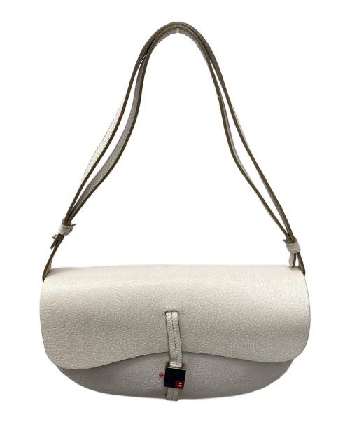 BALLY（バリー）BALLY (バリー) ワンショルダーバッグ ホワイトの古着・服飾アイテム