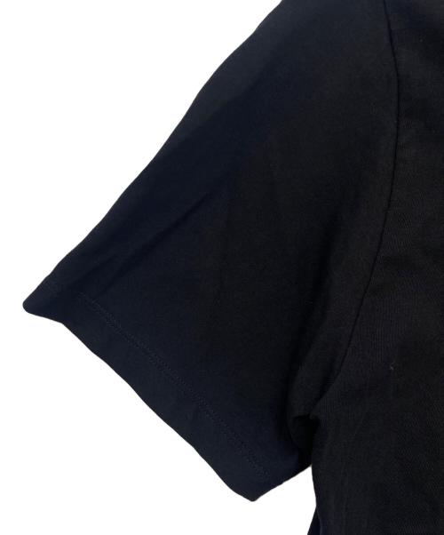 MM6 Maison Margiela（エムエムシックスメゾンマルジェラ）MM6 Maison Margiela (エムエムシックスメゾンマルジェラ) キャット＆グリッタープリントTシャツ ブラック サイズ:XSの古着・服飾アイテム