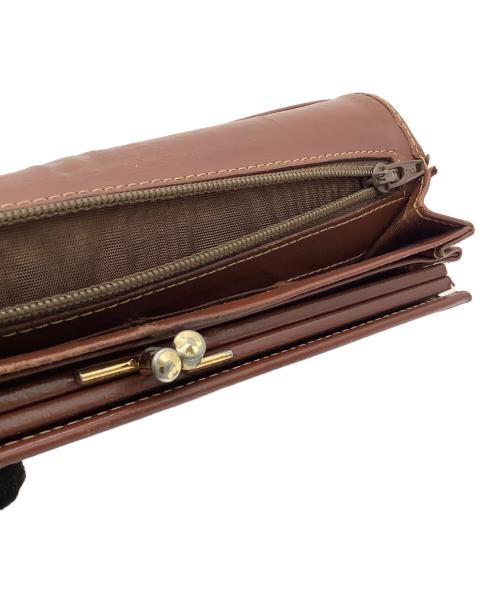 Burberry's（バーバリー）Burberry's (バーバリーズ) 2つ折り長財布 ベージュ×ブラウン サイズ:表記無しの古着・服飾アイテム