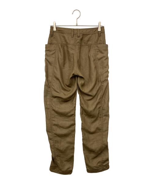 ISSEY MIYAKE（イッセイミヤケ）ISSEY MIYAKE (イッセイミヤケ) パッカリングパンツ ブラウン サイズ:1の古着・服飾アイテム