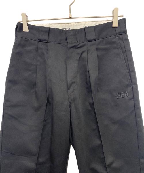 Dickies（ディッキーズ）Dickies (ディッキーズ) 2タックトラウザーパンツ ブラック サイズ:Sの古着・服飾アイテム