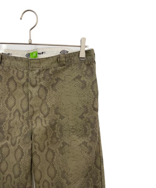 HUF（ハフ）HUF (ハフ) Dickies (ディッキーズ) パンツ カーキ サイズ:32の古着・服飾アイテム