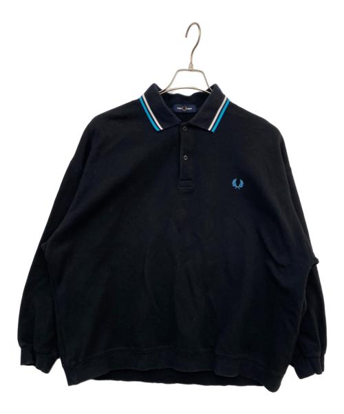 FRED PERRY（フレッドペリー）FRED PERRY (フレッドペリー) ポロシャツ ブラック サイズ:Lの古着・服飾アイテム