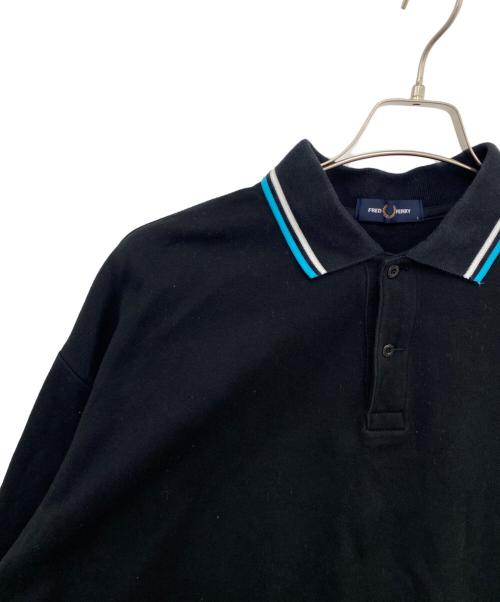 FRED PERRY（フレッドペリー）FRED PERRY (フレッドペリー) ポロシャツ ブラック サイズ:Lの古着・服飾アイテム
